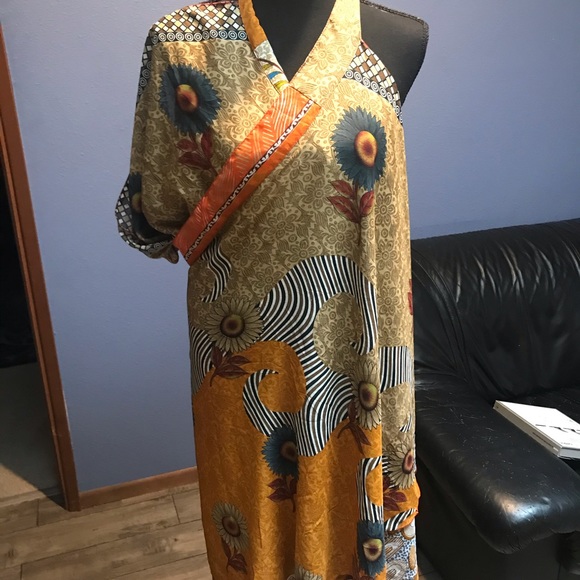 Boho Kariza dress skirt cape top wrap O/S - Picture 8 of 10